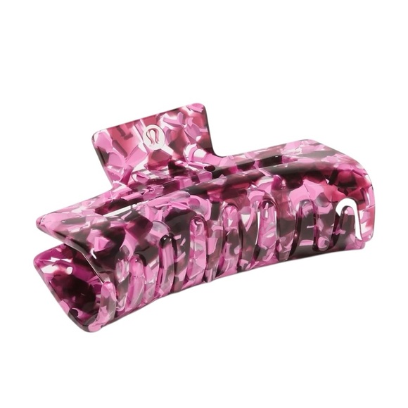 NWT Lululemon extra large claw clip JEWELLED MAGENTA/ROCKWOOD - Picture 2 of 2